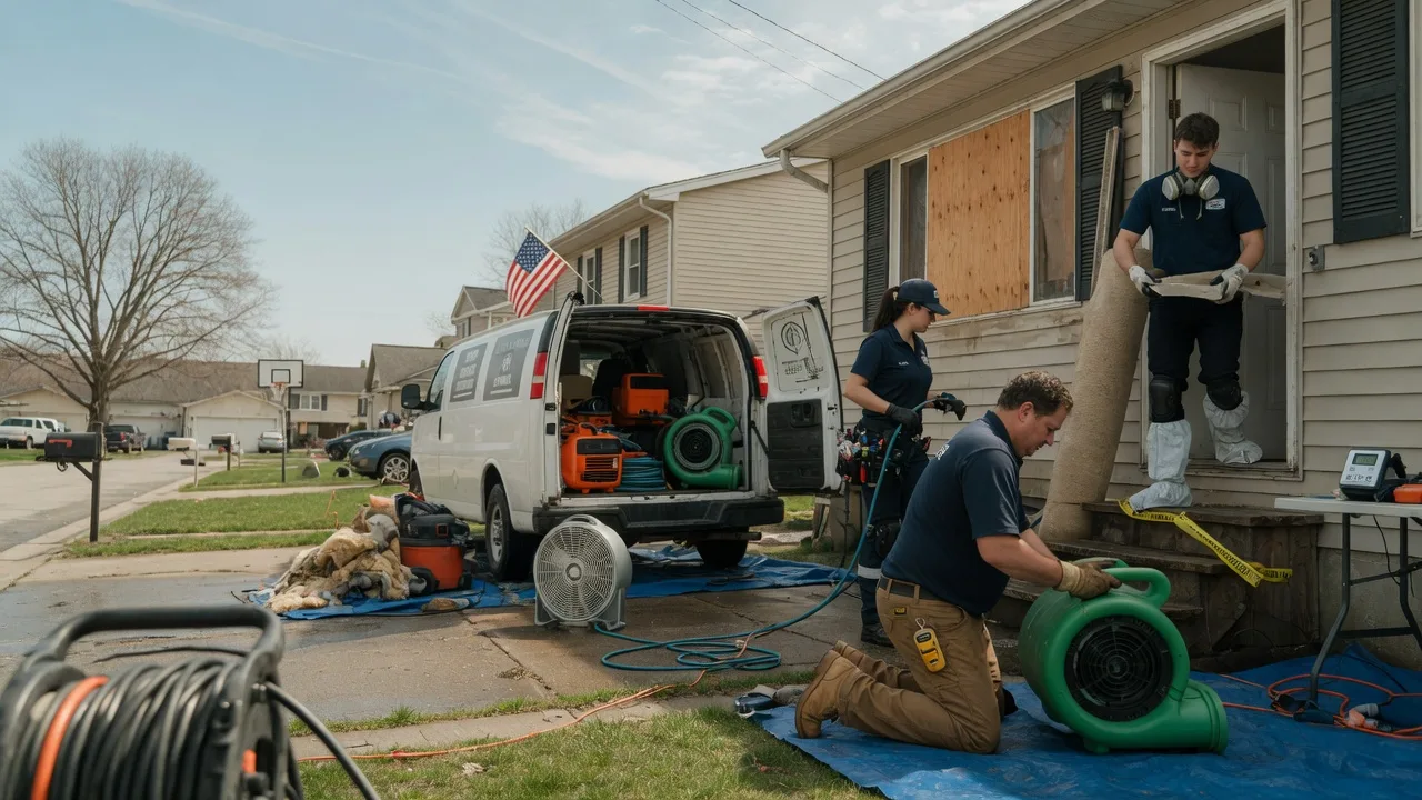 Water Damage Restoration in Fall River, KS near me